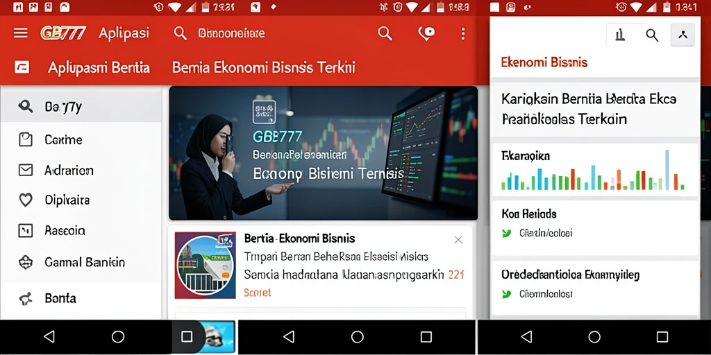 Antarmuka GB777 yang modern dan mudah digunakan untuk berita Ekonomi Bisnis.