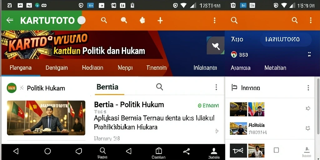Tampilan antarmuka modern dan informatif dari KARTUTOTO.