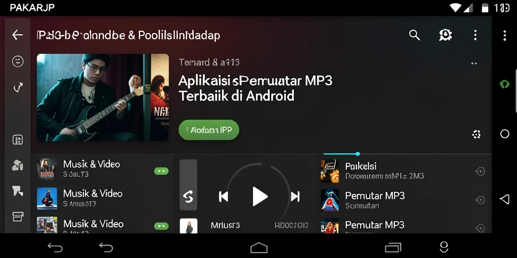 Antarmuka pengguna PAKARJP yang sederhana dan fungsional.