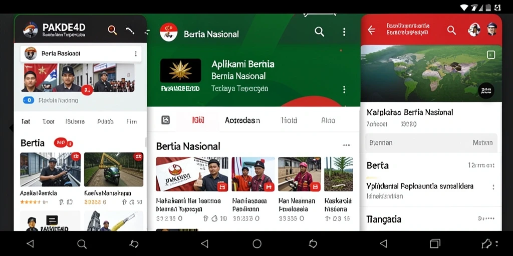 Tampilan antarmuka pengguna PAKDE4D yang modern dan informatif.