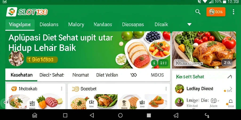 Antarmuka SLOT138 yang menarik dan fungsional untuk diet sehat.
