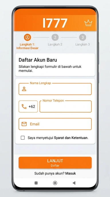 Cara Daftar Akun l777 untuk Pengguna Android